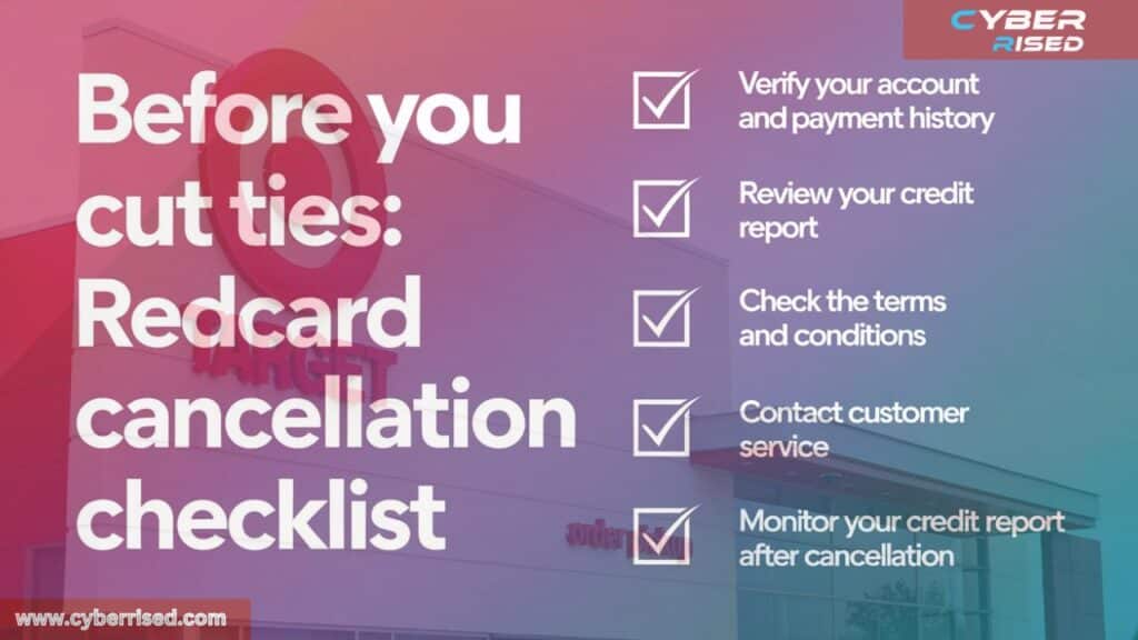 Before You Cut Ties: RedCard Cancellation Checklist