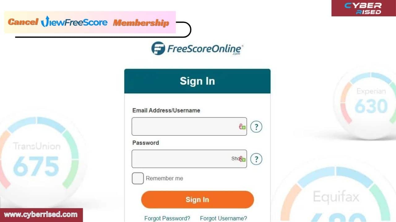 Cancel ViewFreeScore Membership