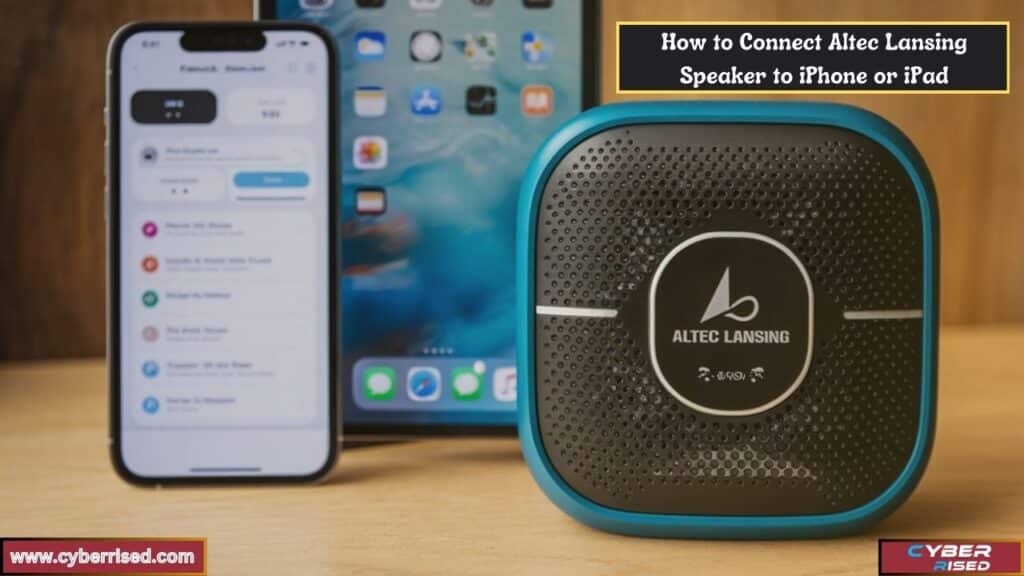 How to Connect Altec Lansing Speaker to iPhone or iPad