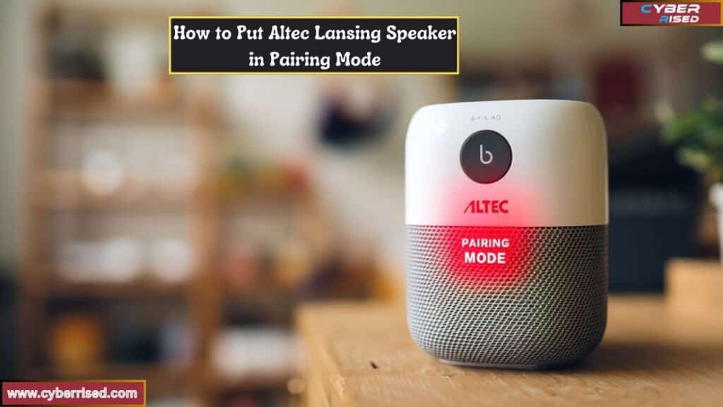 How to Put Altec Lansing Speaker in Pairing Mode