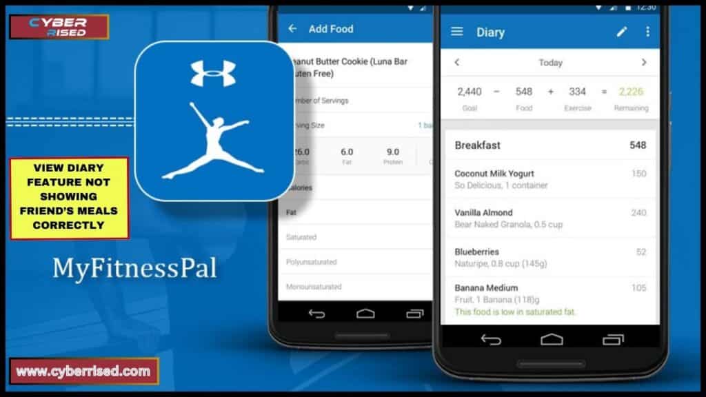 View Diary Feature Not Showing Friend’s Meals Correctly