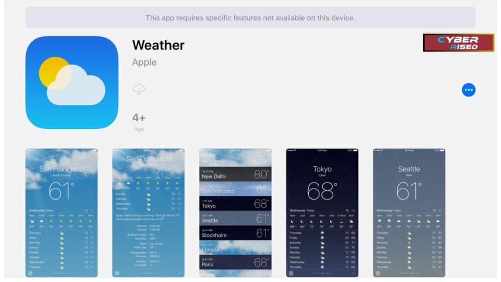 Updating the Apple Weather App