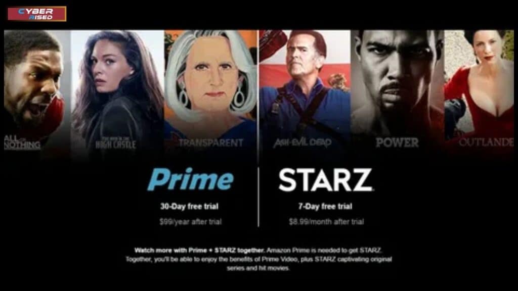 Canceling Starz Free Trial via Amazon